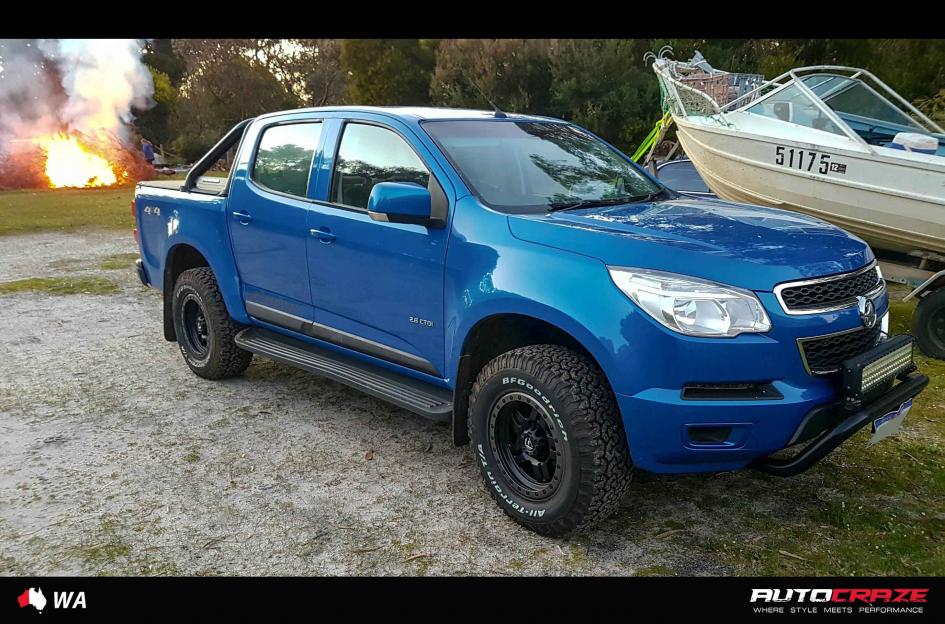 HOLDEN COLORADO ANZA MATTE BLACK WITH ANTHRACITE RING